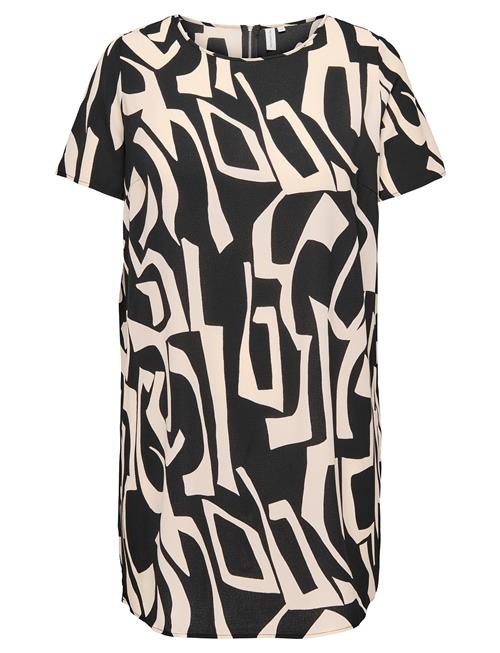 Carlux Life Ss Tunic Dress Wvn Noos ONLY Carmakoma Black