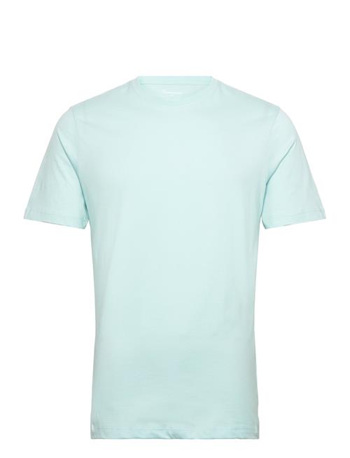 Se Agnar Basic T-Shirt - Regenerative Knowledge Cotton Apparel Blue ved Booztlet