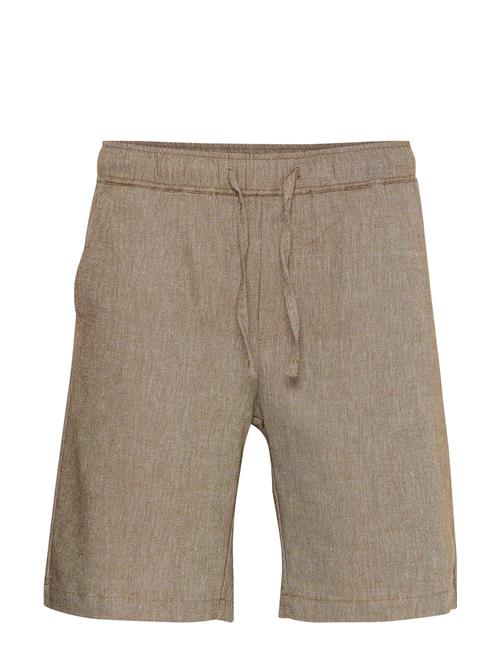 Cfphelix 0066 Linen Mix Shorts Casual Friday Beige