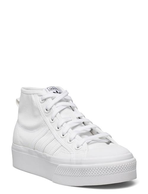 Se Nizza Platform Mid Adidas Originals White ved Booztlet