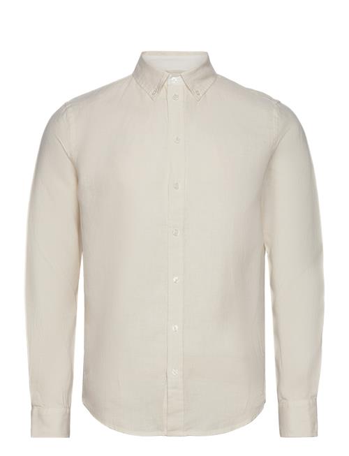 Mmgtheo Linen Shirt Mos Mosh Gallery Cream