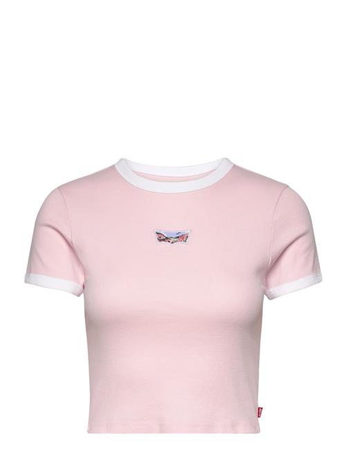 Graphic Ringer Mini Tee Mini B Levi's® Pink