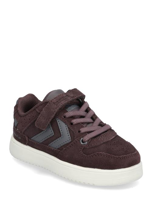 Se St. Power Play Suede Jr Hummel Brown ved Booztlet