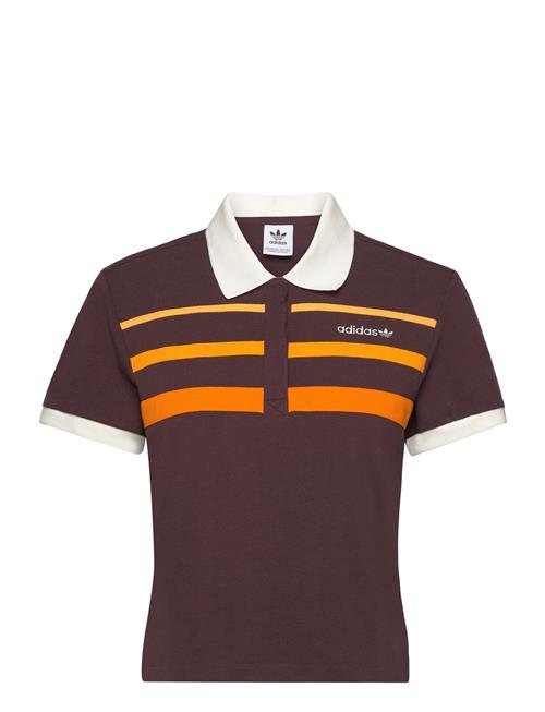 Slim Polo Adidas Originals Brown