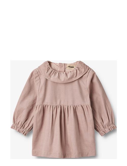 Dress L/S Linda Wheat Pink