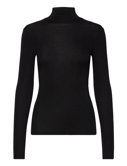 Turtleneck Top Wool Lindex Black