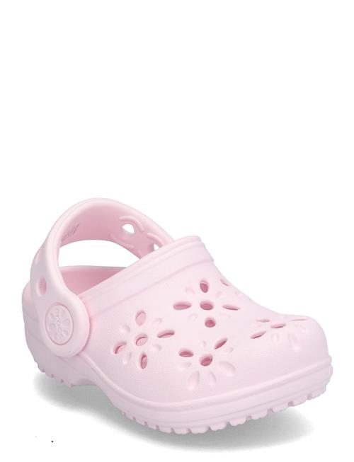 Classic Floral Cut Out Clog T Crocs Pink