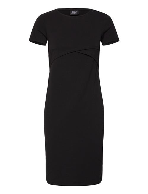 Olmadelie S/S O-Neck Dress Jrs Only Maternity Black