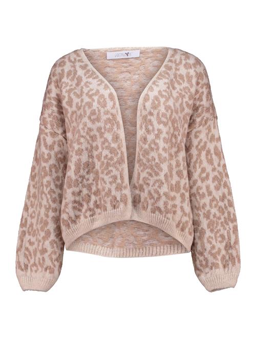 Se Hailys Cardigan 'Le44ni'  creme / mørkebeige ved About You