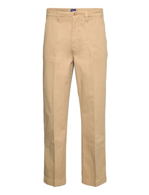 D2. Wide Cotton Twill Chino GANT Beige