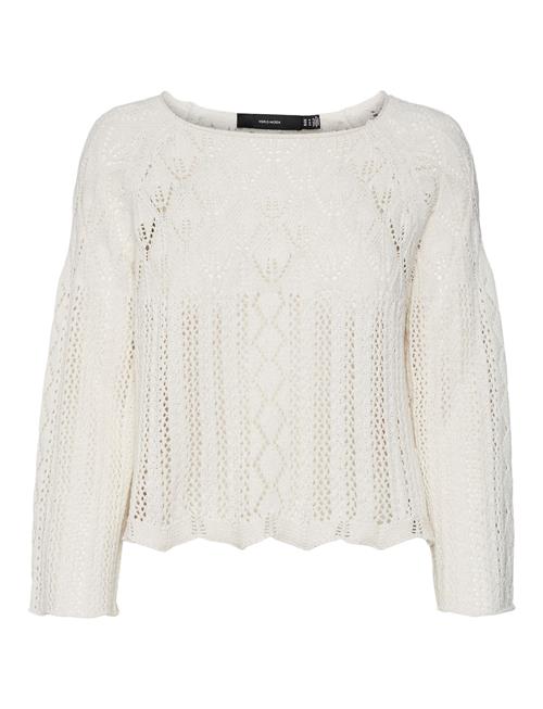 Vmginger 3/4 Boatneck Pullover Ga Vero Moda Cream