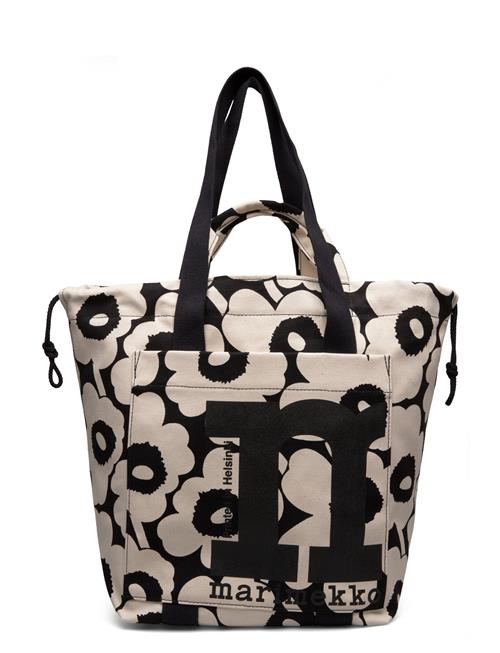 Se Mono City Tote Unikko Marimekko Black ved Booztlet