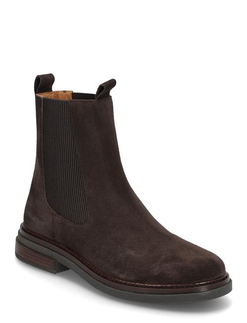 Se Booties - Flat - With Elastic ANGULUS Brown ved Booztlet