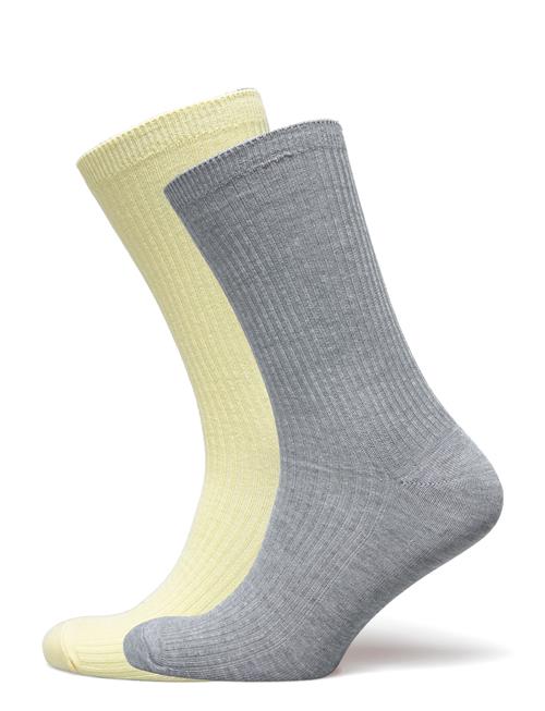 Se Telma Solid Sock 2 Pack Becksöndergaard Patterned ved Booztlet