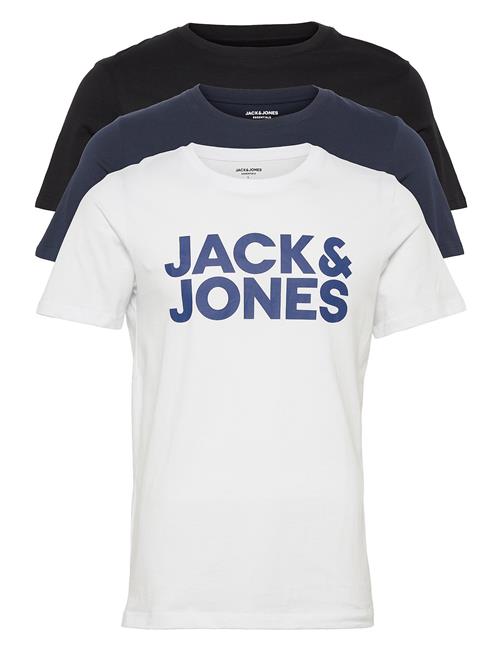 Jack & Jones Jjecorp Logo Tee Ss O-Neck 3Pk Mp Noos Jack & J S White