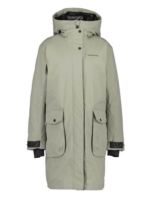 Ilsa Wns Parka Didriksons Grey