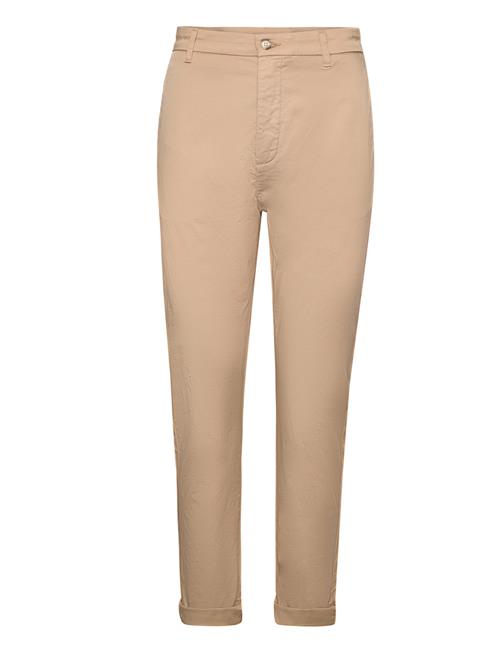 Tapered-Leg Stretch Chinos Hope Brown