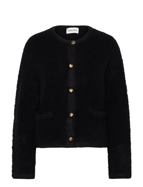 Carly Wool Blend Cardigan Malina Black