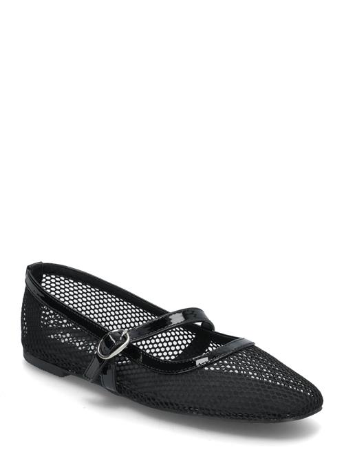 Bialilja Mary Jane Mesh Bianco Black