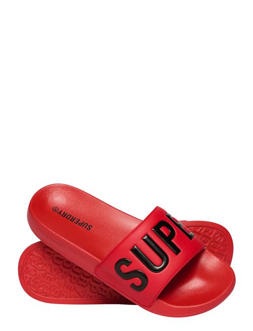 Core Graphic Pool Slide Superdry Red