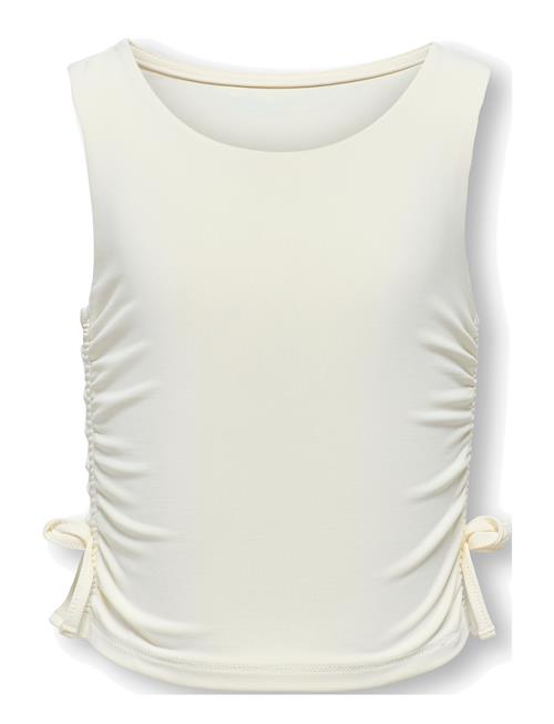 Kogea S/L Ruching Top Jrs Kids Only White