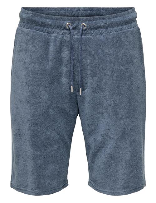 Onshellas Reg Frotte Shorts ONLY & SONS Blue