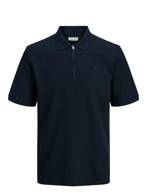 Jack & Jones Jjeaustin Zip Polo Ss Noos Jack & J S Navy