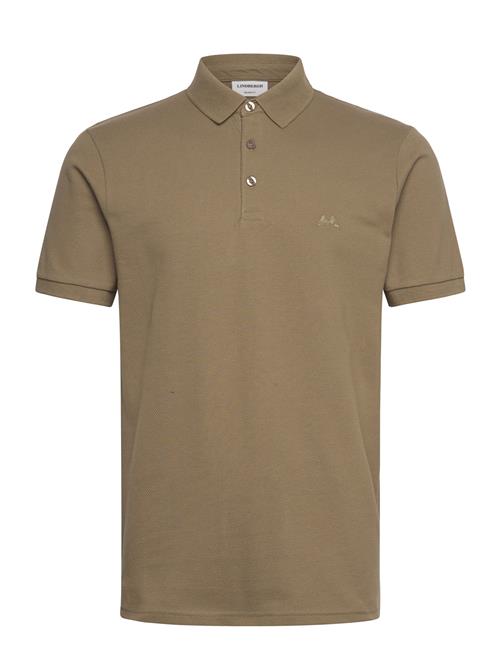 Structured Polo Shirt S/S Lindbergh Khaki