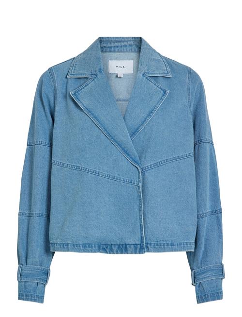 Vivikea Denim Trenchcoat Jacket Vila Blue