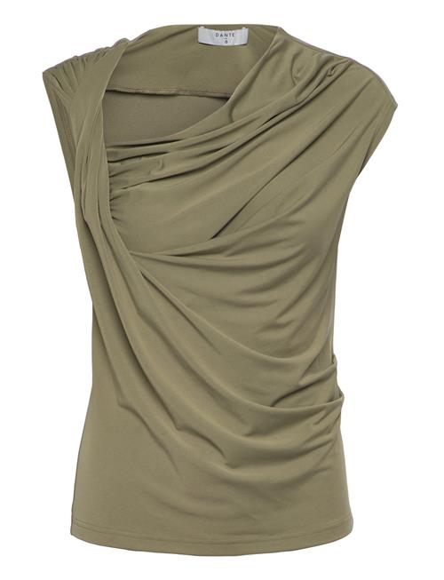 Se Dante6-Vicente Twist Detail Jersey Top Dante6 Green ved Booztlet