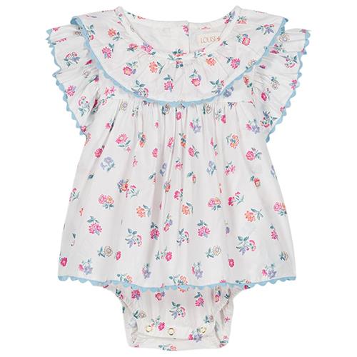 Se Louise Misha Anusha Romper White Felicita Flow | Hvid | 9 months ved Babyshop