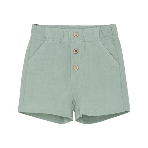 Se EnFant GOTS Shorts I Musselin Jadeite | Grønn | 56 cm ved Babyshop