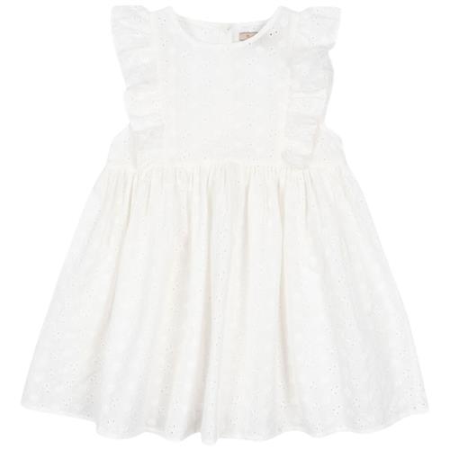 Konges Sløjd Lacey Kjole Optic White 3 Y  Hvid  3 år  kvinde