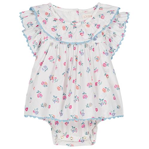 Louise Misha Anusha Romper White Felicita Flow 24 months  Hvid  24 måneder  kvinde