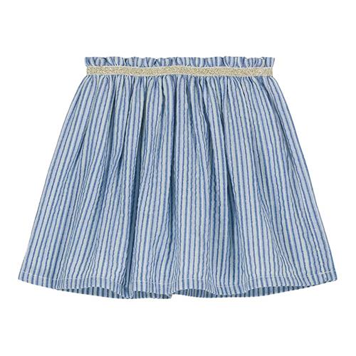 Louise Misha Cephee Nederdel Blue Parasol Stripes 8 Y  Blå  8 år  kvinde