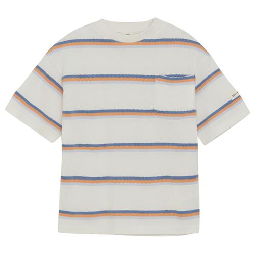 EnFant GOTS T-shirt Egret 98 cm  Hvid  98 cm  mand
