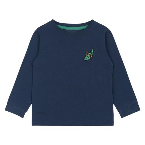 The New Siblings GOTS Nis Tee Mood Indigo 104cm  Marineblå  104 cm  mand