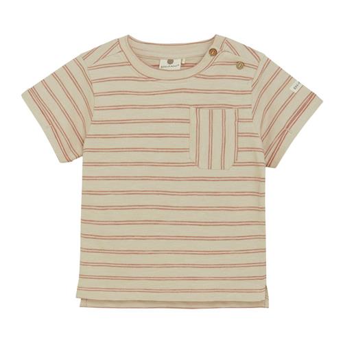 EnFant GOTS Stribet T-shirt French Oak | Beige | 104 cm