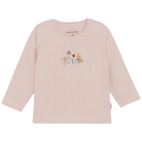 Minymo Langærmet T-shirt Peach Whip 86 cm  Lyserød  86 cm  Unisex