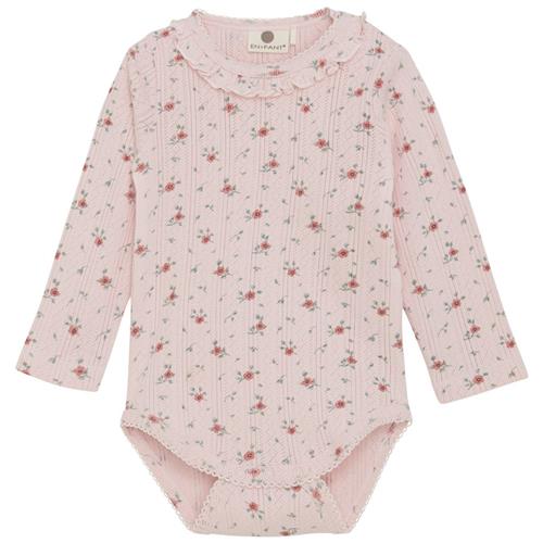 EnFant Pointelle Baby Body Veiled Rose 86 cm  Lyserød  86 cm  kvinde