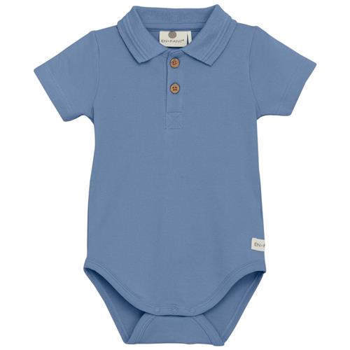 Se EnFant Poloshirt Body Infinity | Blå | 74 cm ved Babyshop