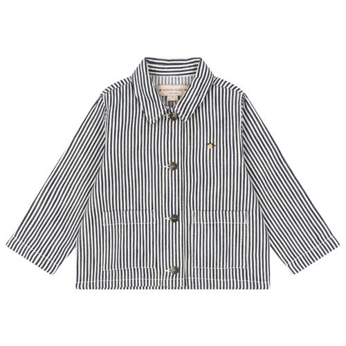 Konges Sløjd GOTS Fender Jakke Naval Stripe 18 months  Marineblå  18 måneder  mand