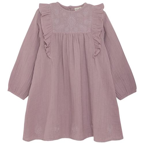 Minymo Kjole Elderberry 128 cm  Lilla  128 cm  kvinde