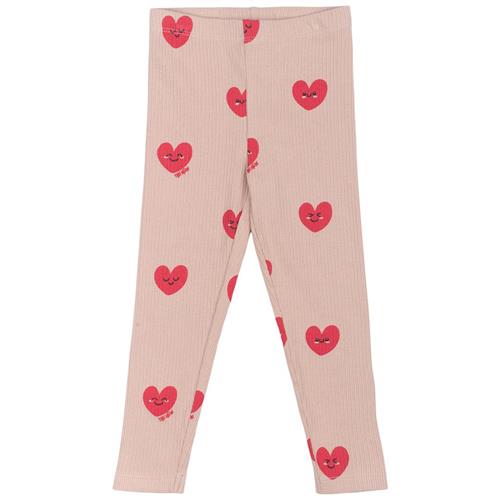 The New Siblings GOTS Nynne Rib-leggings Adobe Rose 92 cm  Lyserød  92 cm  kvinde
