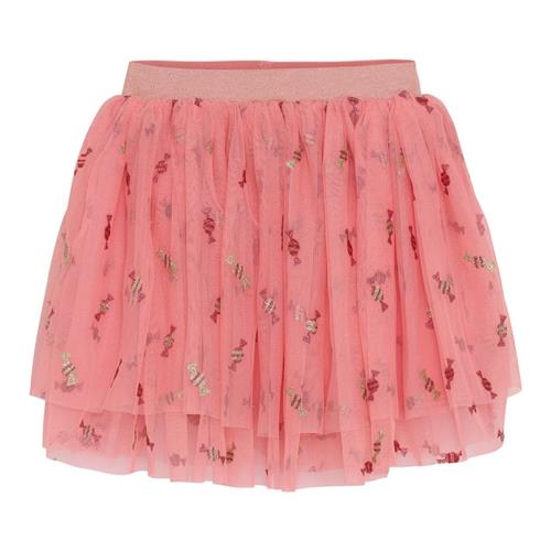 Minymo Glitrende Nederdel Aop Strawberry Ice 92 cm  Lyserød  92 cm  kvinde