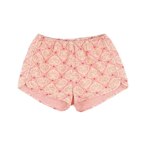 Konges Sløjd GOTS Ava Shorts Lacy Pink 7-8 Y  Lyserød  7-8 år  kvinde