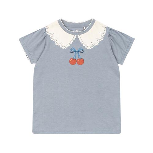 Se Konges Sløjd GOTS Famo Puff Til Toppen Tradewinds | Blå | 5-6 years ved Babyshop