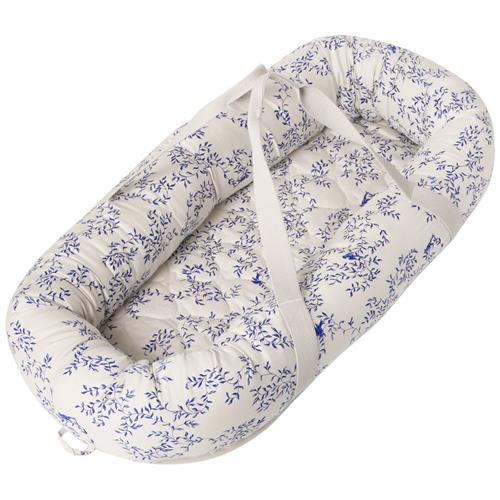 Se garbo&friends Satin Baby Nest Jardim | Blå | 0 ved Babyshop