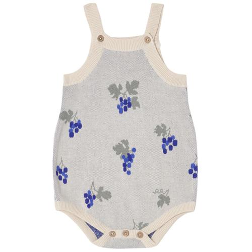 Se garbo&friends Strikket Romper Grapes Ecru | Hvid | 62/68 cm ved Babyshop