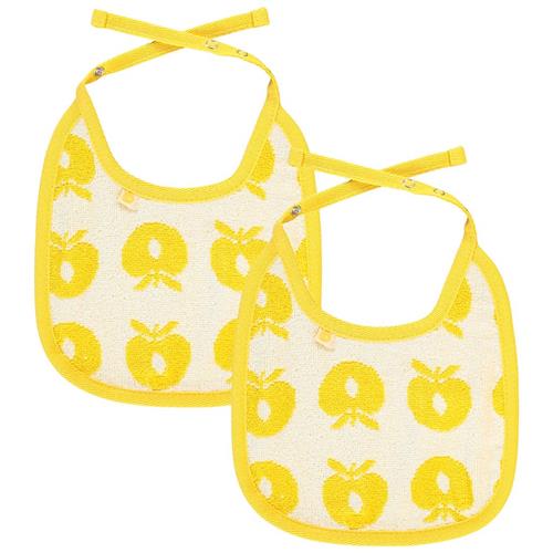 Småfolk 2-Pack Hagesmække Apples Yellow One Size      Unisex